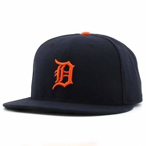 59Fifty Hat Detroit Tigers MLB Blue Fitted Hat